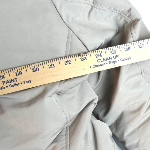 Uniqlo Ultra Warm Hybrid Down Coat Brown/Khaki/Beige Winter Jacket Large - Picture 5 of 12